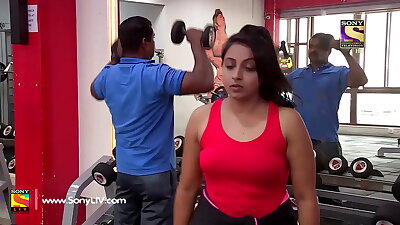 Beautiful Reema Vohra & Other Sexy Aunty Huge Boobs Scene from c&period; a special gim show