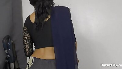 Horny Indian girl pees for her brother in law roleplay in Hindi