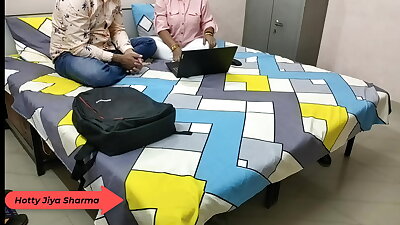 Hotty jiya sharma fucked hard by her boyfriend in her hostel room with load moaning l Clear hindi voice l With dirty talk